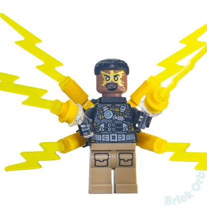 Genuine LEGO® ELECTRO (sh0945) Minifigure - Marvel Super Heroes - Used - From 76280 - Product Image from Brick Orbit