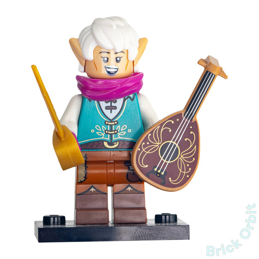 Genuine LEGO® ELF BARD (coldnd09) Minifigure - Dungeons and Dragons CMF - New - Product Image from Brick Orbit