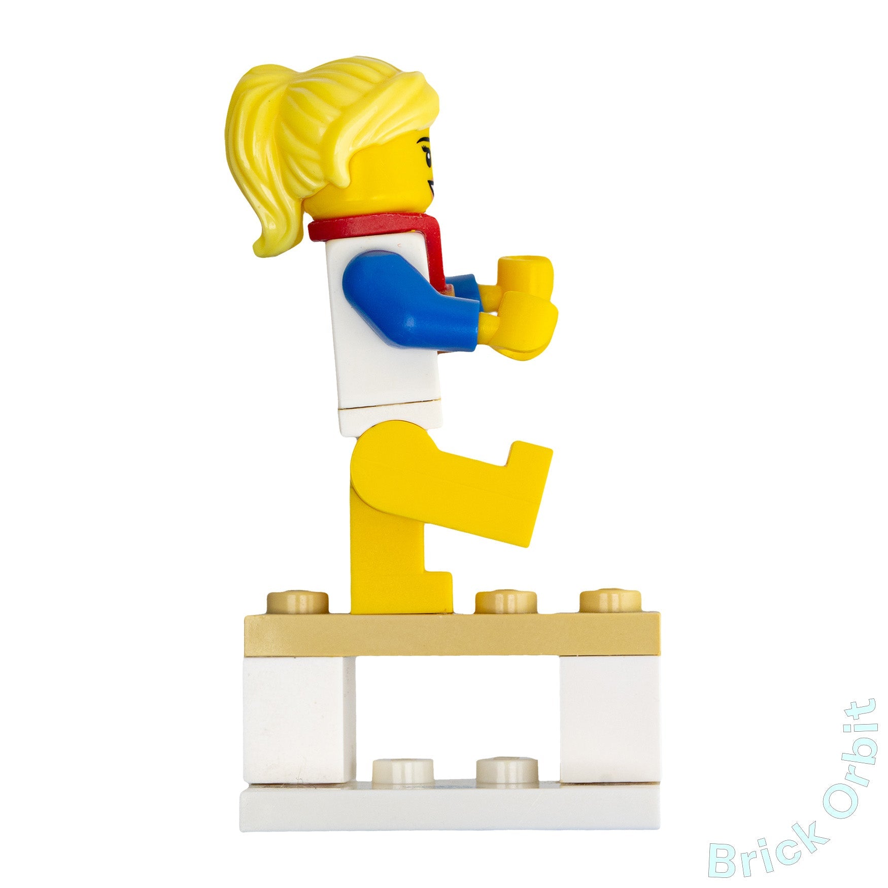 Genuine LEGO® FLEXIBLE GYMNAST, TEAM GB (tgb006) Minifigure - Collectible Minifigures - Used - Product Image from Brick Orbit