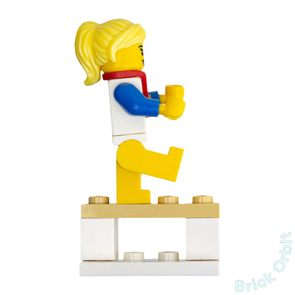Genuine LEGO® FLEXIBLE GYMNAST, TEAM GB (tgb006) Minifigure - Collectible Minifigures - Used - Product Image from Brick Orbit