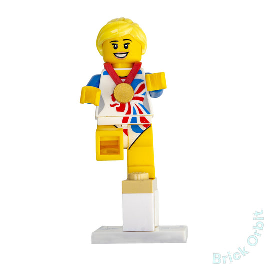 Genuine LEGO® FLEXIBLE GYMNAST, TEAM GB (tgb006) Minifigure - Collectible Minifigures - Used - Product Image from Brick Orbit