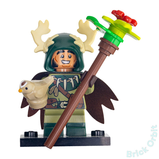 Genuine LEGO® HALFLING DRUID (coldnd05) Minifigure - Dungeons and Dragons CMF - New - Product Image from Brick Orbit