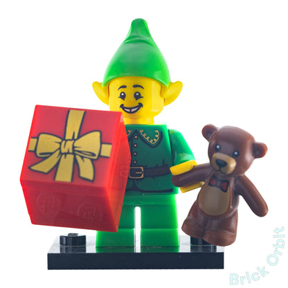 Genuine LEGO® HOLIDAY ELF, SERIES 11 (col169) Minifigure - Collectible Minifigures - Used - Product Image from Brick Orbit