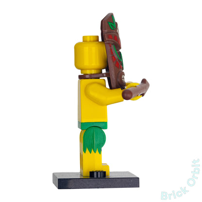 Genuine LEGO® ISLAND WARRIOR, SERIES 11 (col167) Minifigure - Collectible Minifigures - Used - Product Image from Brick Orbit