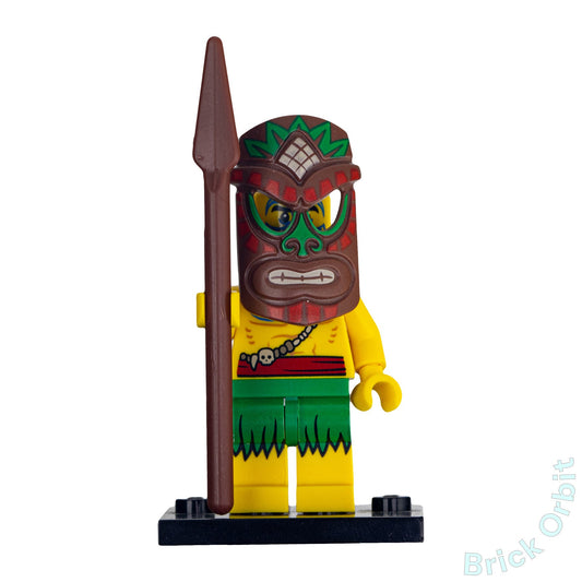 Genuine LEGO® ISLAND WARRIOR, SERIES 11 (col167) Minifigure - Collectible Minifigures - Used - Product Image from Brick Orbit