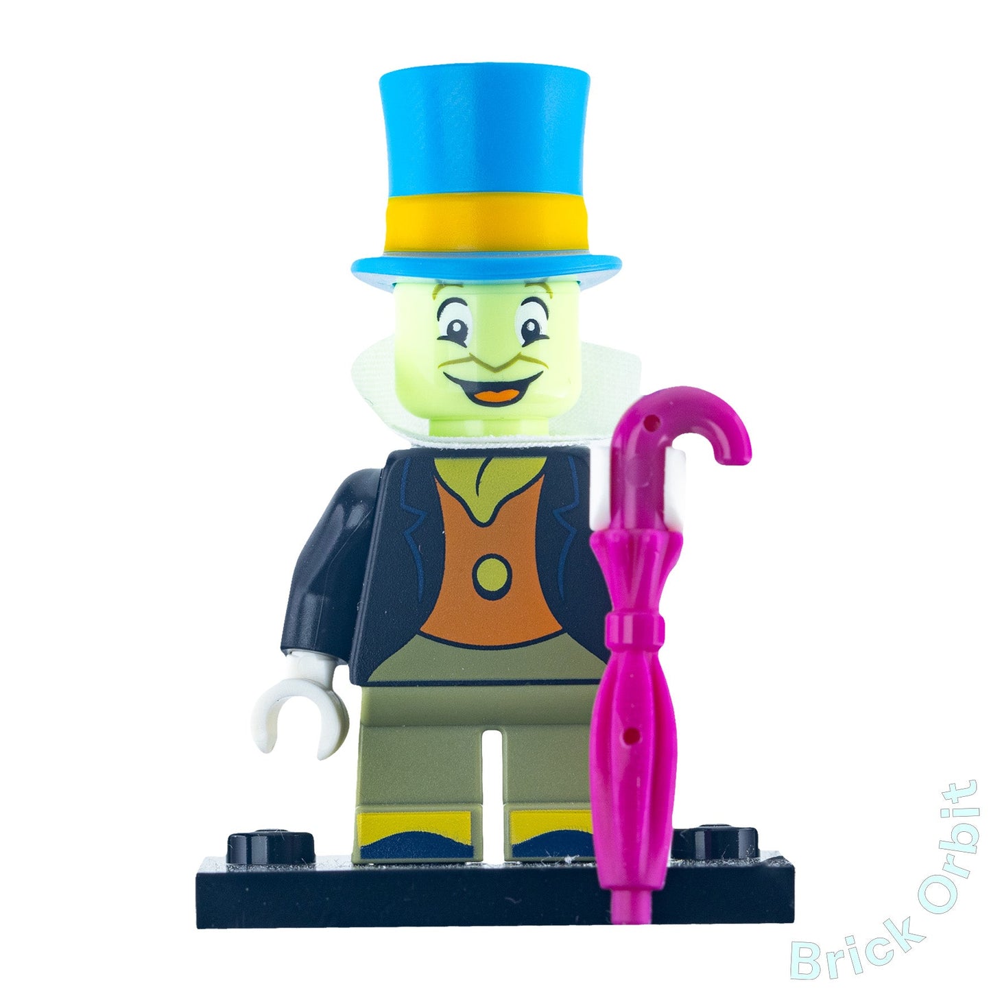 Genuine LEGO® JIMINY CRICKET, DISNEY 100 (dis094) Minifigure - Collectable Minifigures - Used - Product Image from Brick Orbit