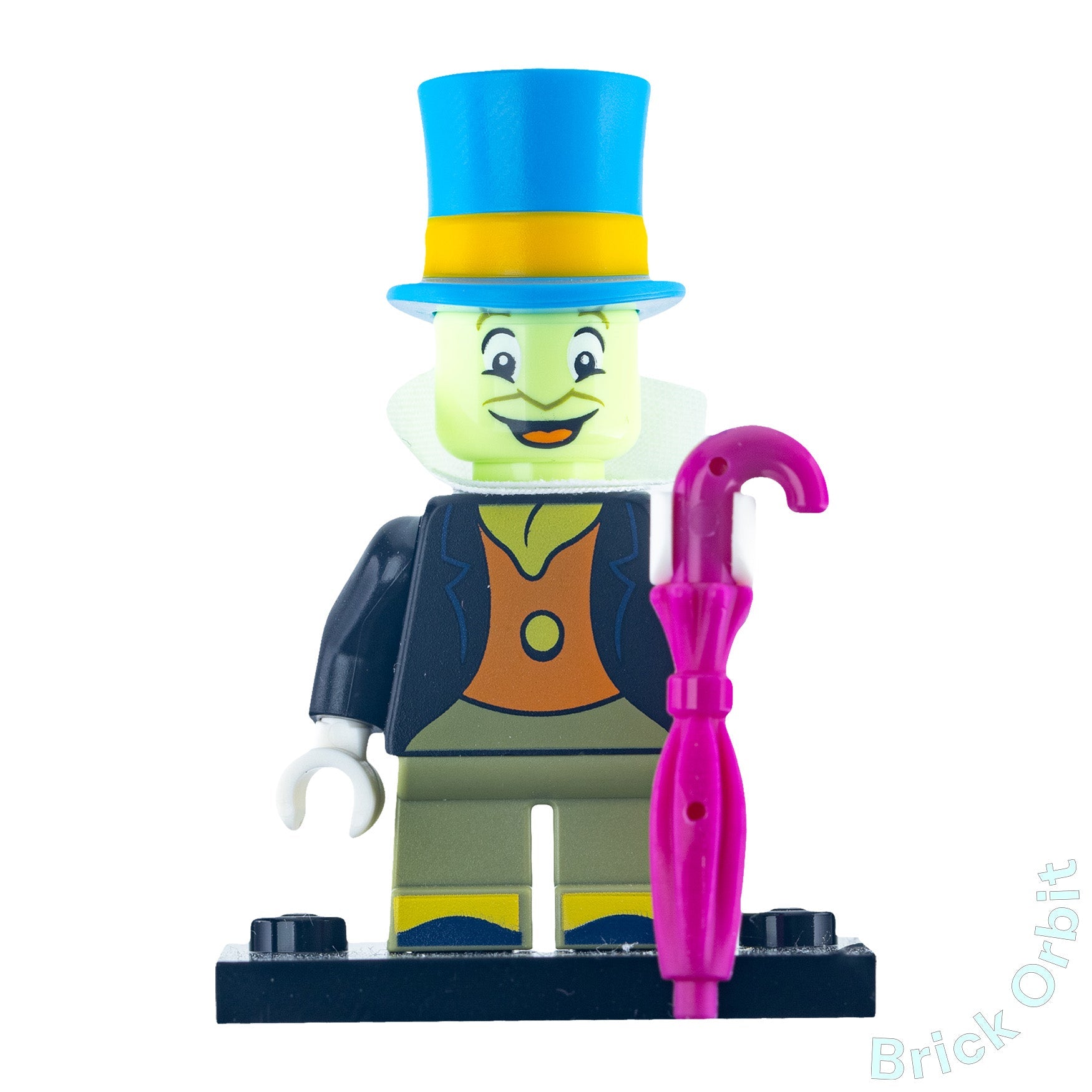Genuine LEGO® JIMINY CRICKET, DISNEY 100 (dis094) Minifigure - Collectable Minifigures - Used - Product Image from Brick Orbit