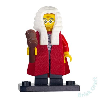 Genuine LEGO® JUDGE, SERIES 9 (col138) Minifigure - Collectible Minifigures - Used - Product Image from Brick Orbit