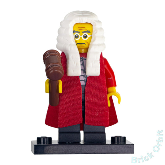 Genuine LEGO® JUDGE, SERIES 9 (col138) Minifigure - Collectible Minifigures - Used - Product Image from Brick Orbit