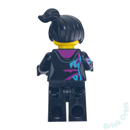 Genuine LEGO® LUCY WYLDSTYLE WITH MAGENTA LINED HOODIE (tlm115) Minifigure - The Lego Movie 2 - Used - From 70824 - Product Image from Brick Orbit