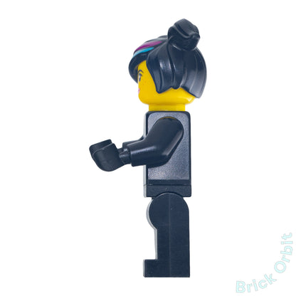 Genuine LEGO® LUCY WYLDSTYLE WITH MAGENTA LINED HOODIE (tlm115) Minifigure - The Lego Movie 2 - Used - From 70824 - Product Image from Brick Orbit