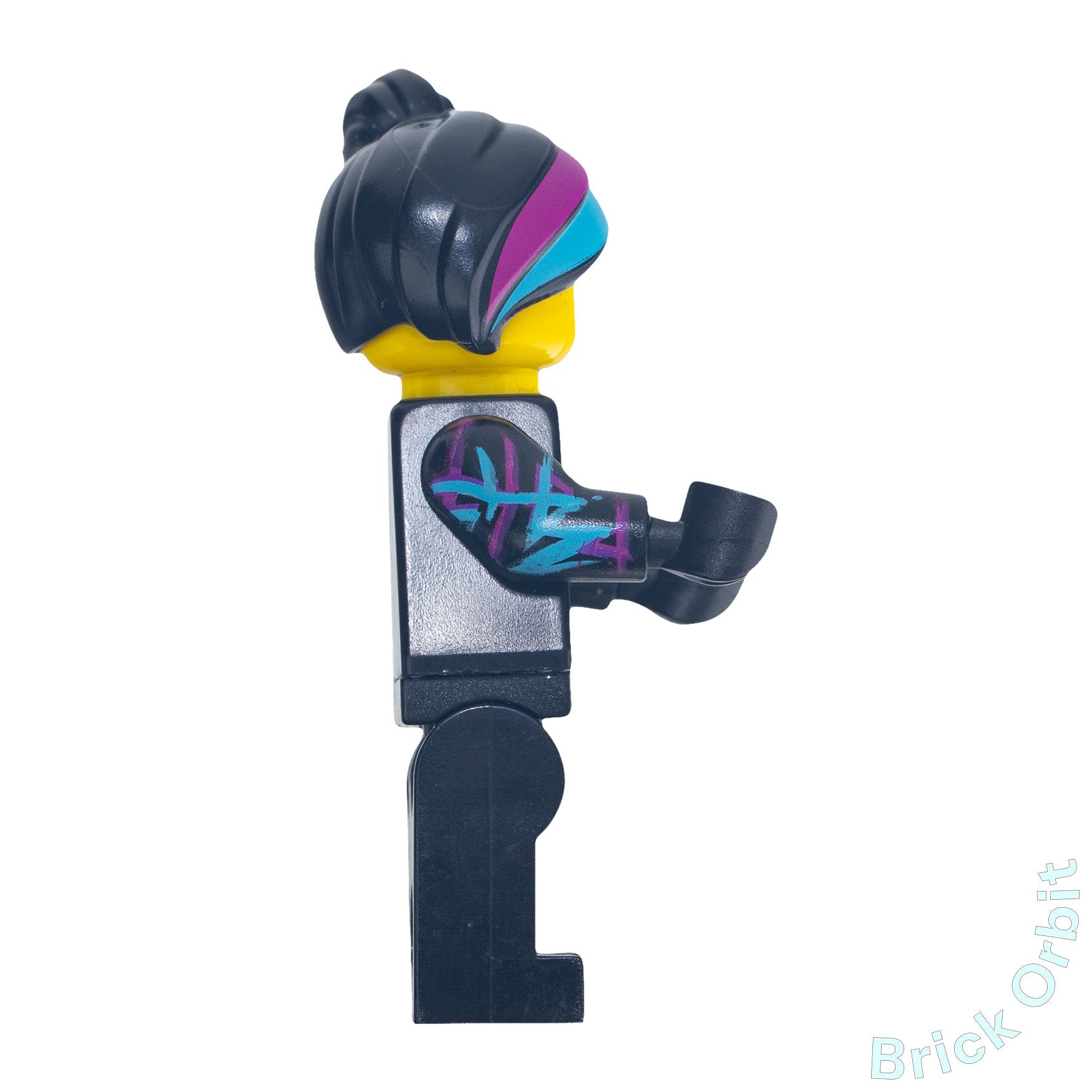 Genuine LEGO® LUCY WYLDSTYLE WITH MAGENTA LINED HOODIE (tlm115) Minifigure - The Lego Movie 2 - Used - From 70824 - Product Image from Brick Orbit