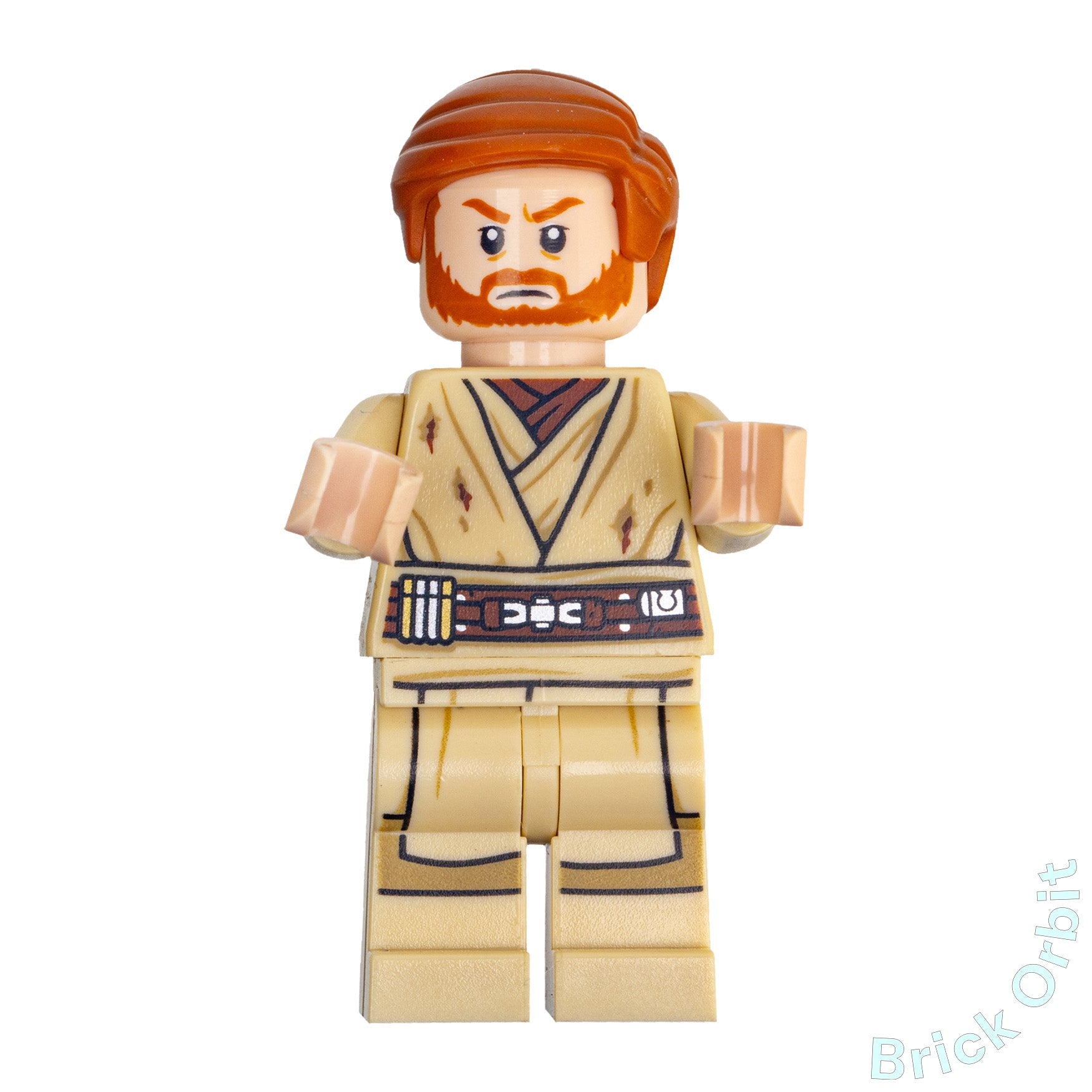 Genuine LEGO® OBI - WAN KENOBI (DIRT STAINS) (sw1082) Minifigure - Star Wars - Used - Product Image from Brick Orbit