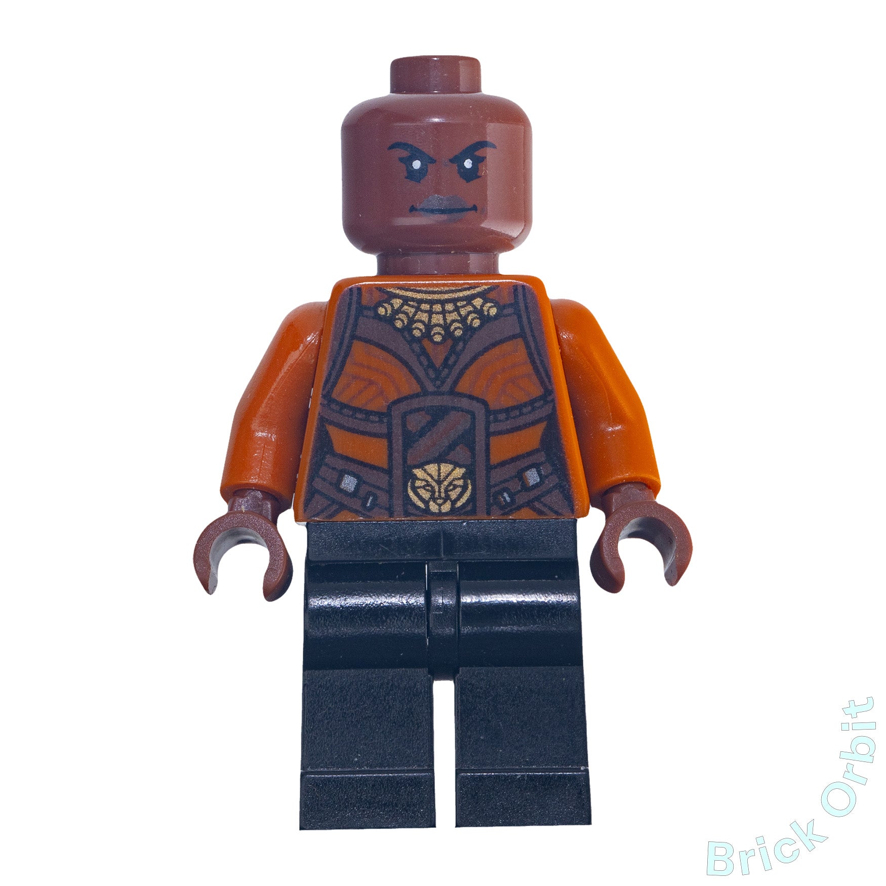 Genuine LEGO® OKOYE (sh476) Minifigure - Marvel Super Heroes - Used - From 76099 - Product Image from Brick Orbit