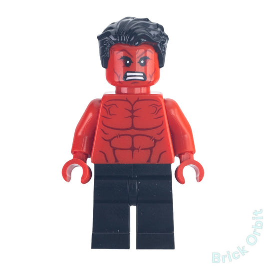 Genuine LEGO® RED HULK (sh1026) Minifigure - Marvel Super Heroes - New - From 76310 - Product Image from Brick Orbit