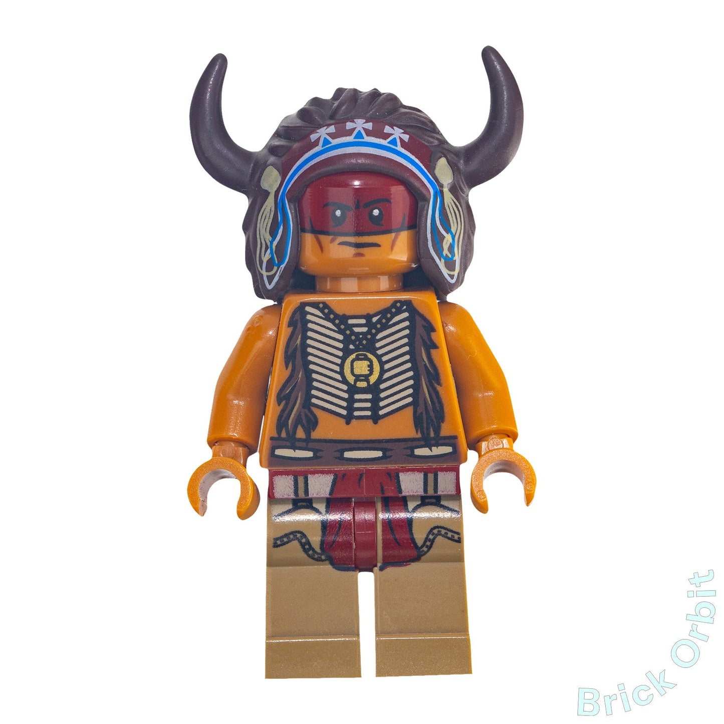 Genuine LEGO® RED KNEE (tlr003) Minifigure - The Lone Ranger - Used - From 79107 - Product Image from Brick Orbit