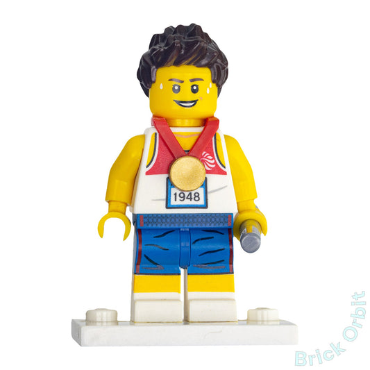Genuine LEGO® RELAY RUNNER, TEAM GB (tgb003) Minifigure - Collectible Minifigures - Used - Product Image from Brick Orbit