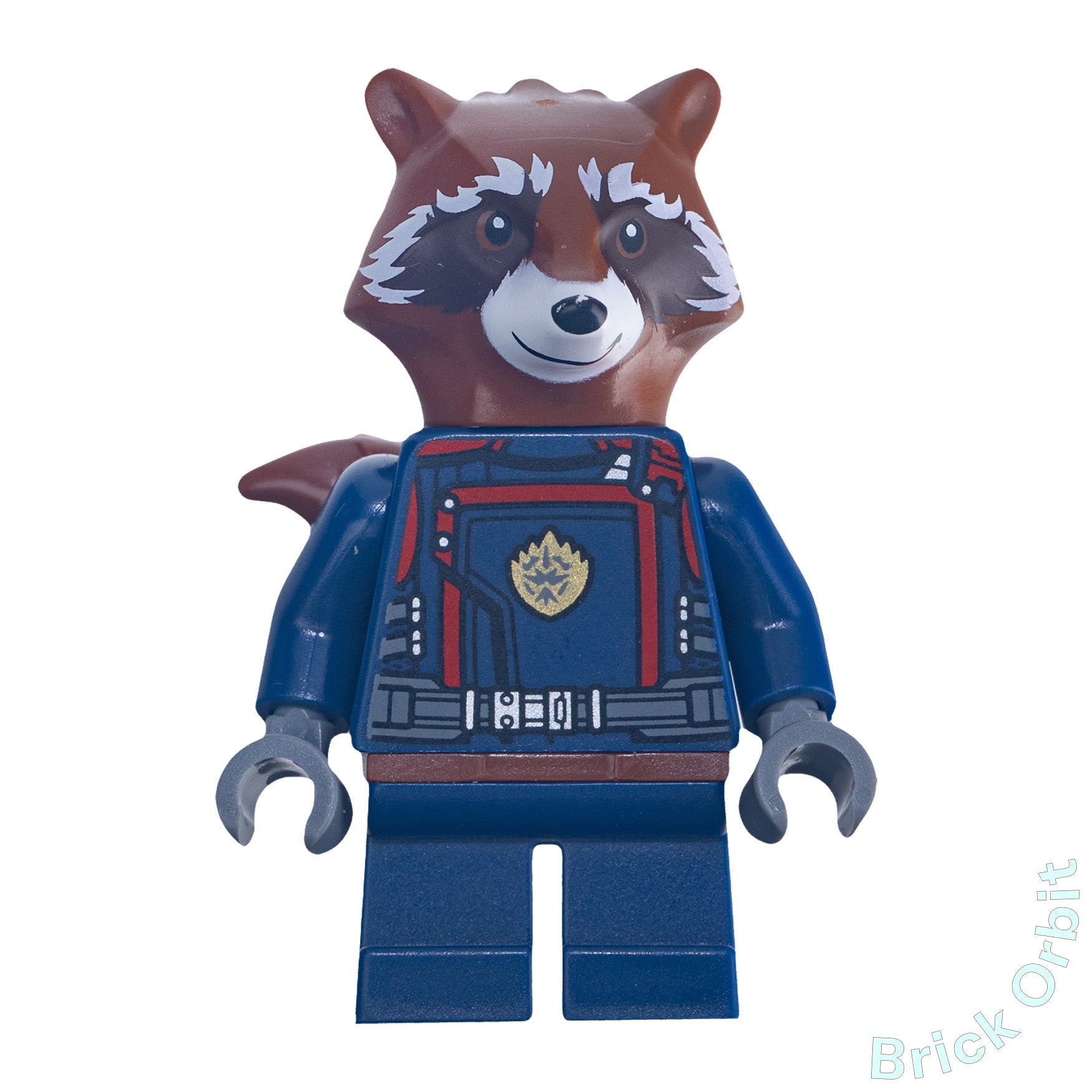 Genuine LEGO® ROCKET RACCOON (sh875) Minifigure - Marvel Super Heroes - New - From 76254 - Product Image from Brick Orbit