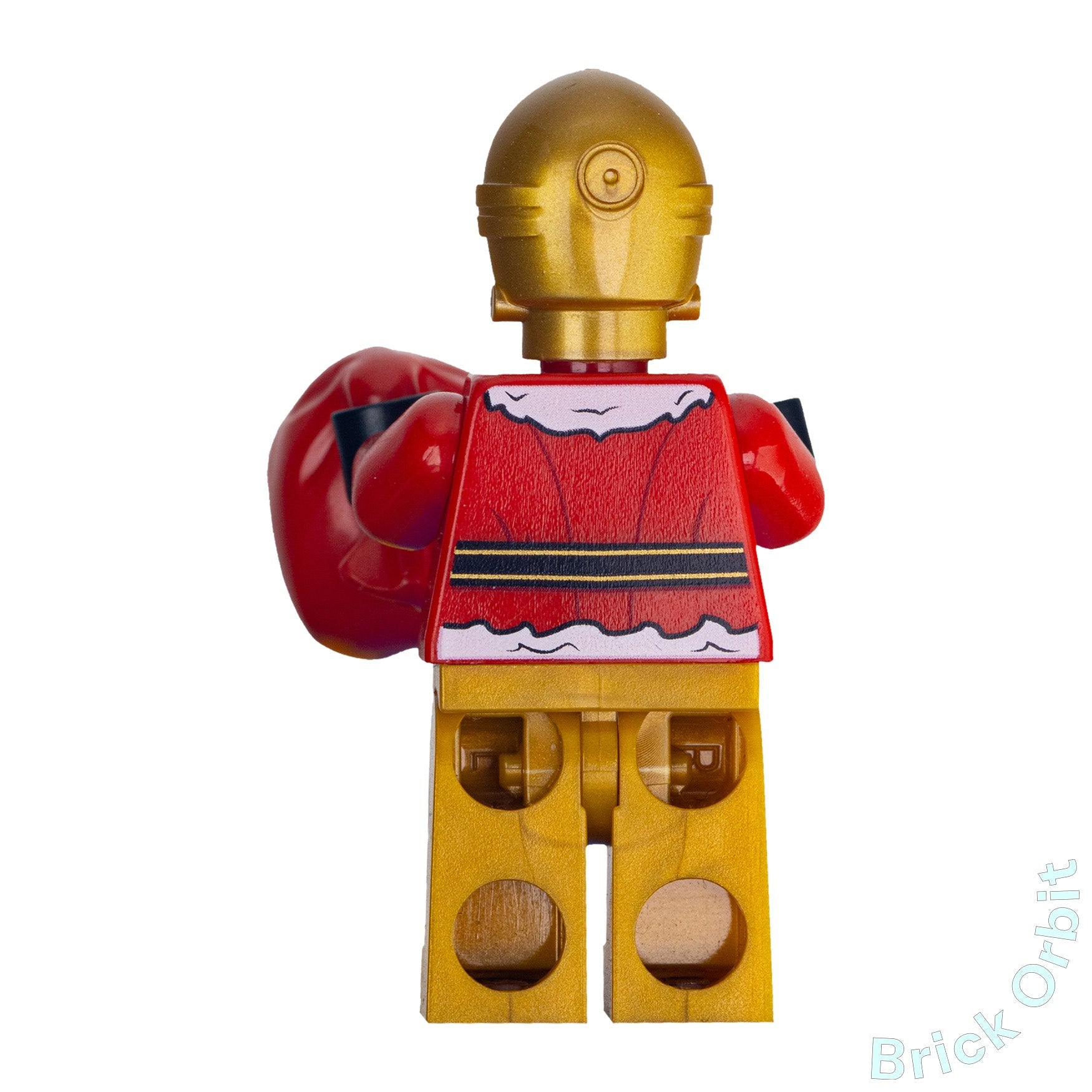Genuine LEGO® SANTA C - 3PO (sw0680) Minifigure - Star Wars - Used - From 750971 - Product Image from Brick Orbit
