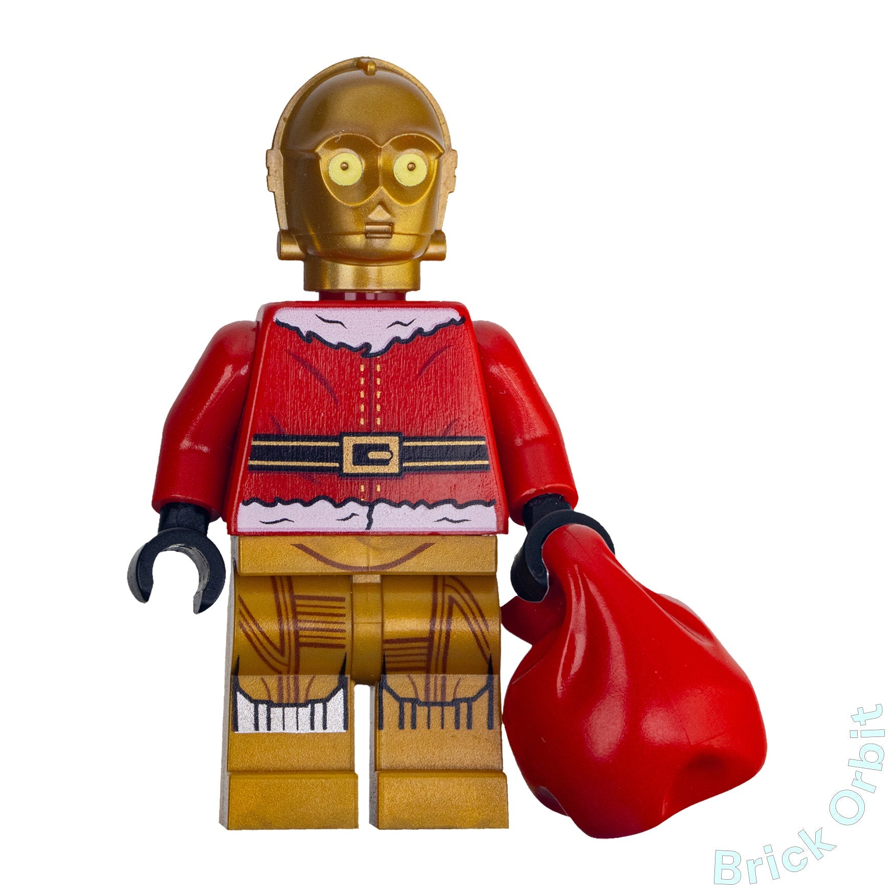 Genuine LEGO® SANTA C - 3PO (sw0680) Minifigure - Star Wars - Used - From 750971 - Product Image from Brick Orbit
