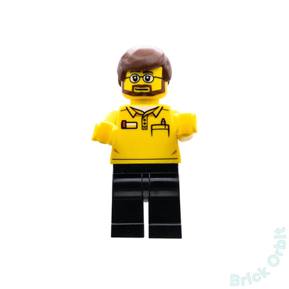 Genuine LEGO STORE EMPLOYEE (cty0578) - City - Used LEGO® Minifigure from set 60097-1 - Product Image from Brick Orbit