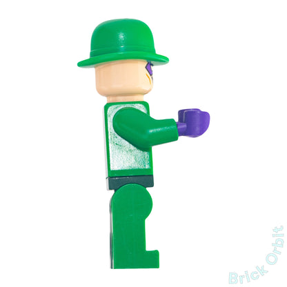 Genuine LEGO® THE RIDDLER (sh088) Minifigure - Dc Comics Super Heroes - Used - From 76012 - Product Image from Brick Orbit