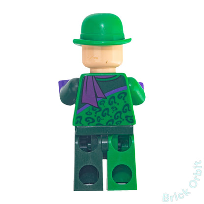 Genuine LEGO® THE RIDDLER (sh088) Minifigure - Dc Comics Super Heroes - Used - From 76012 - Product Image from Brick Orbit