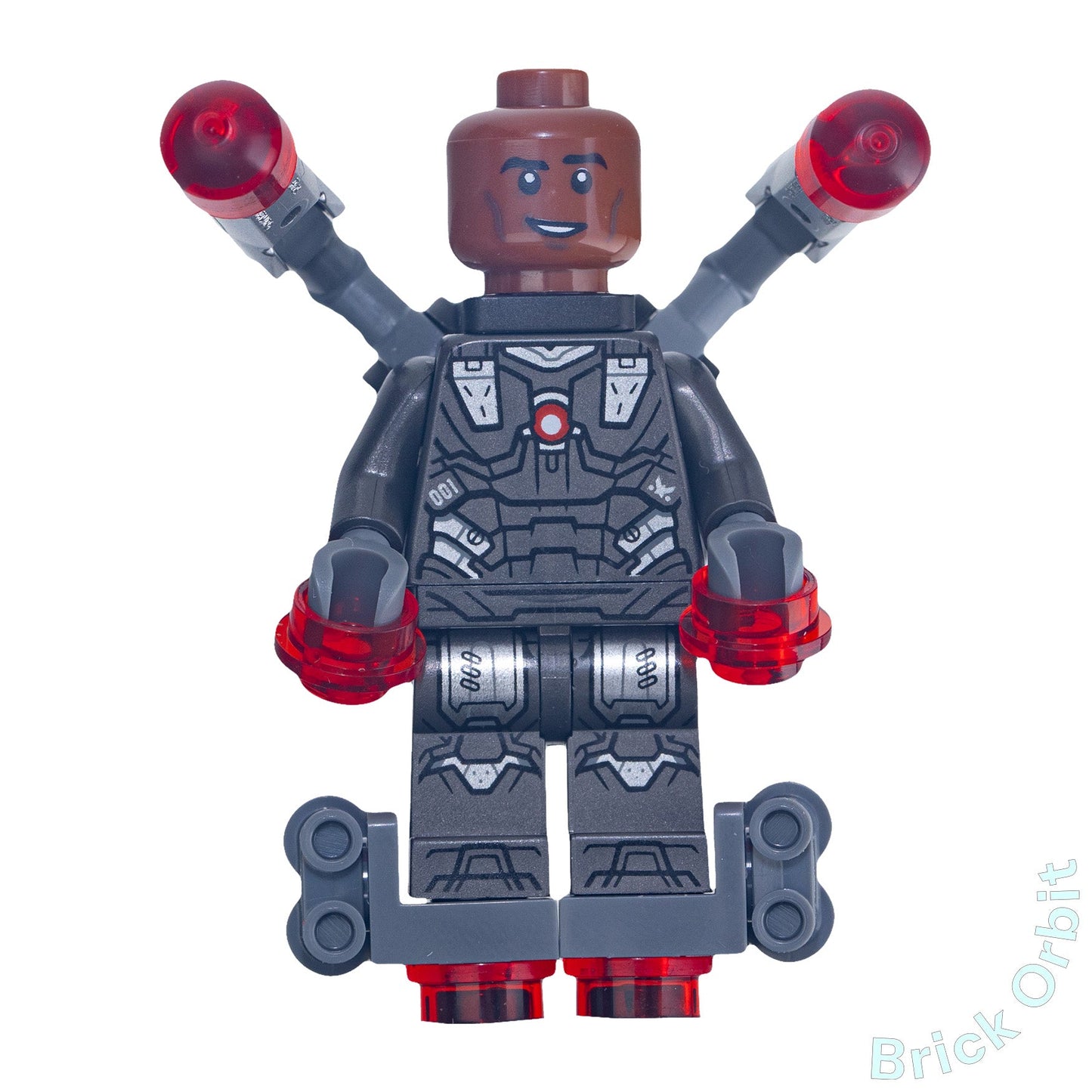 Genuine LEGO® WAR MACHINE (sh1054) Minifigure - Marvel Super Heroes - New - From Paper - Product Image from Brick Orbit
