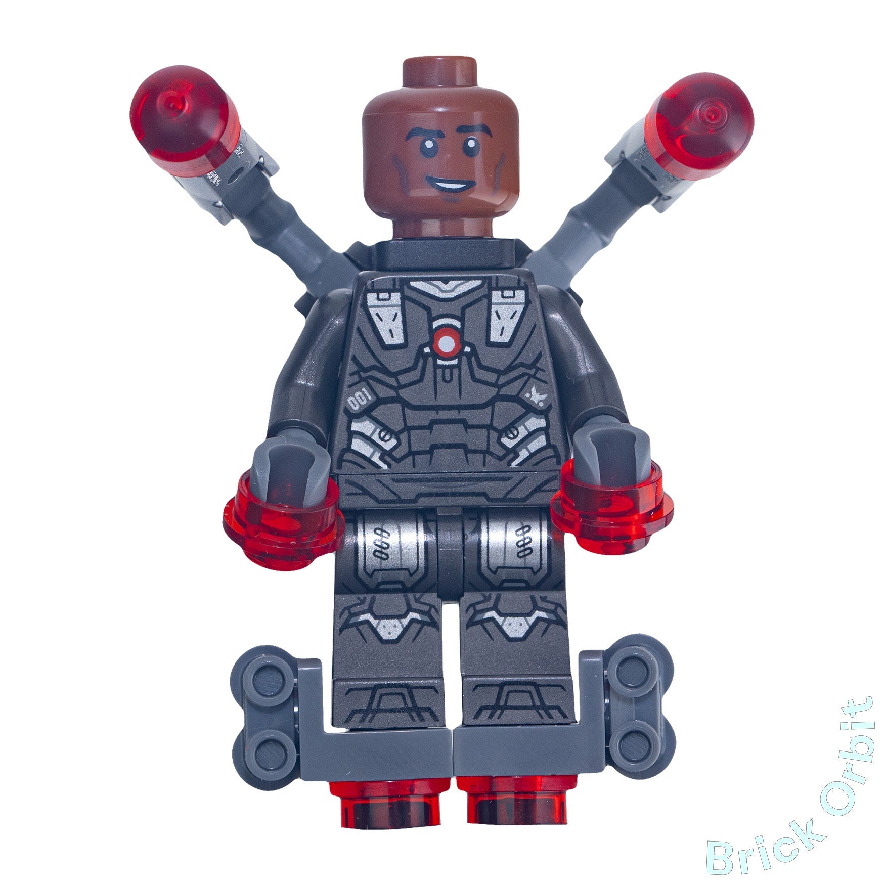 Genuine LEGO® WAR MACHINE (sh1054) Minifigure - Marvel Super Heroes - New - From Paper - Product Image from Brick Orbit