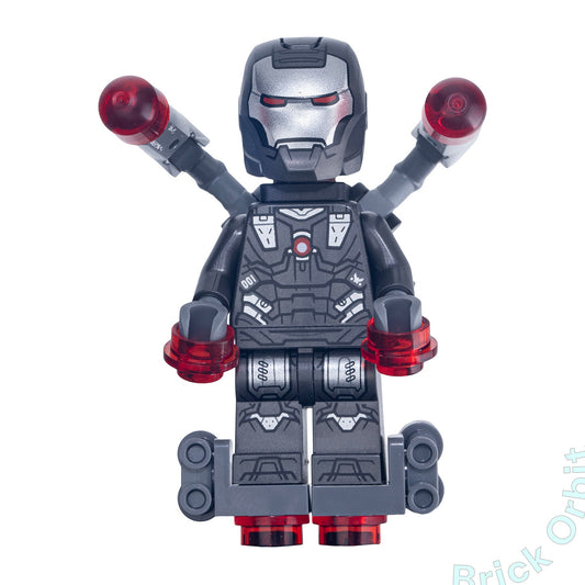 Genuine LEGO® WAR MACHINE (sh1054) Minifigure - Marvel Super Heroes - New - From Paper - Product Image from Brick Orbit
