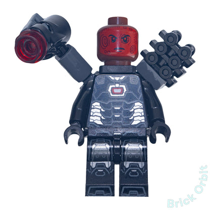 Genuine LEGO® WAR MACHINE (sh755) Minifigure - Marvel Super Heroes - Used - From 242107 - Product Image from Brick Orbit
