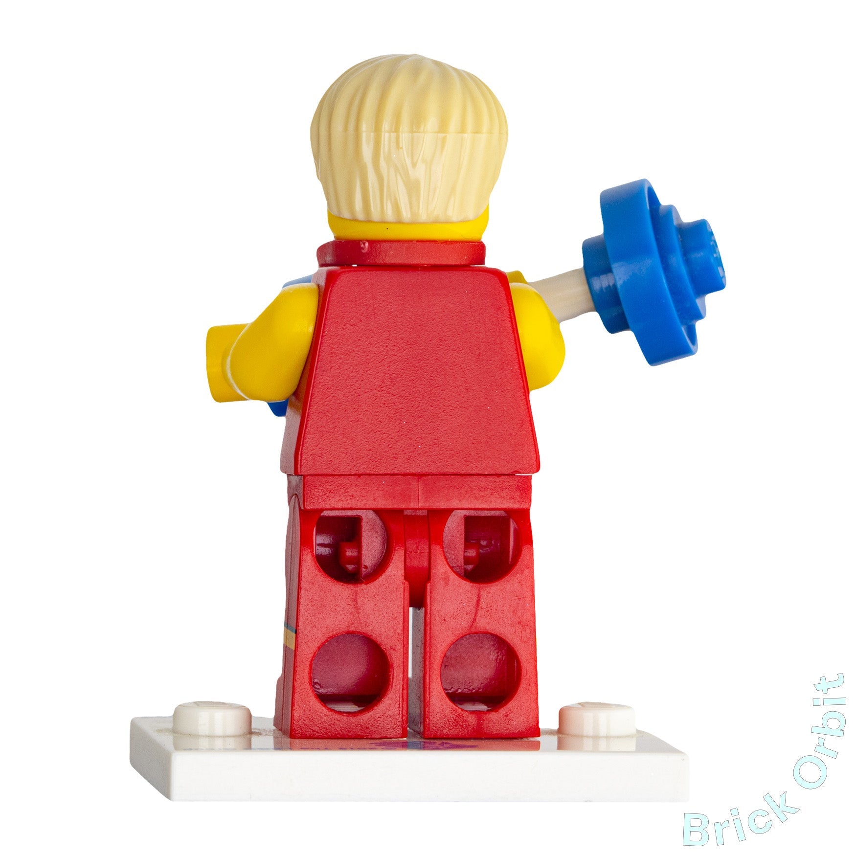 Genuine LEGO® WONDROUS WEIGHTLIFTER, TEAM GB (tgb007) Minifigure - Collectible Minifigures - Used - Product Image from Brick Orbit