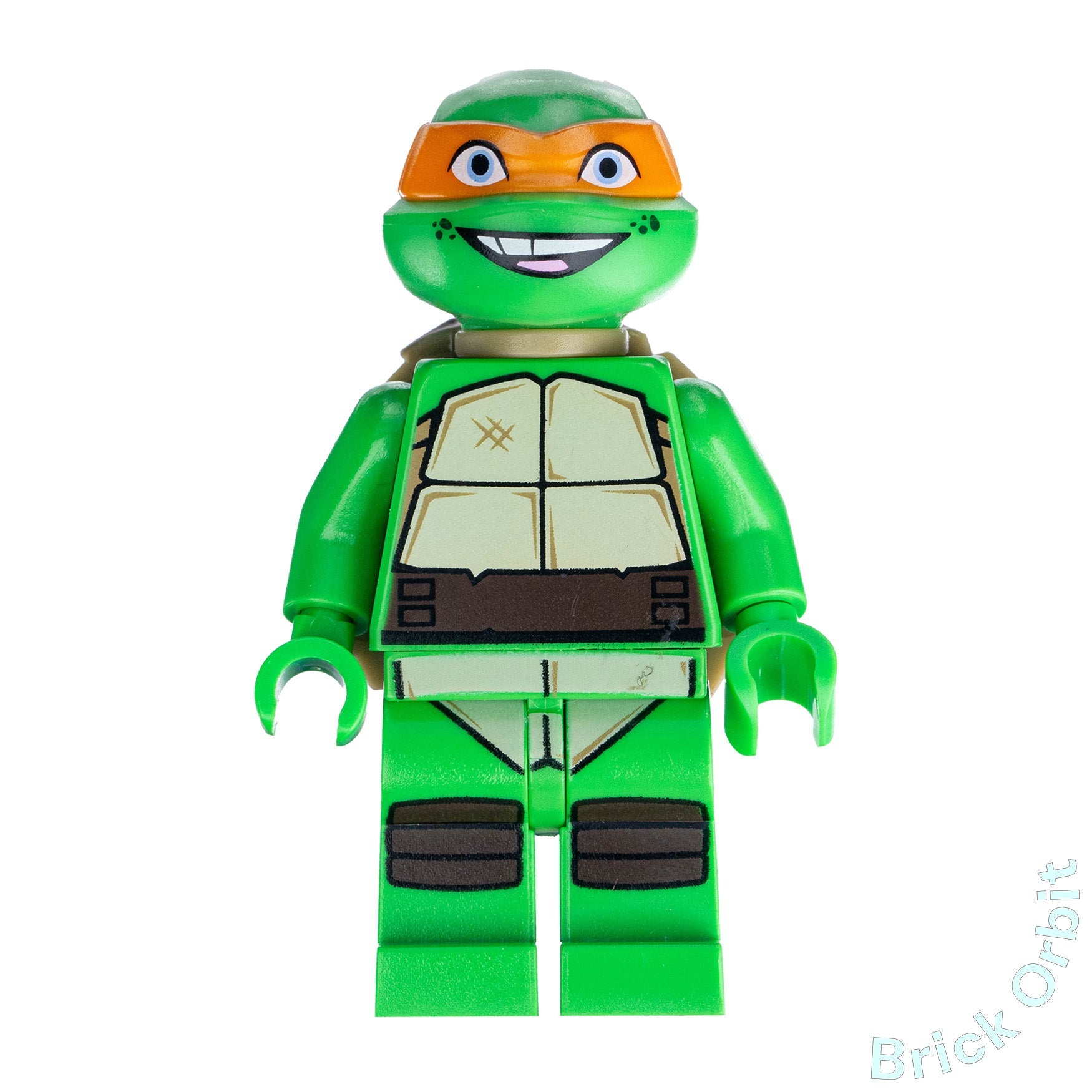 Genuine MICHELANGELO, GRIN (tnt012) - Teenage Mutant Ninja Turtles - Used LEGO® Minifigure from set 79100 - 1 - Product Image from Brick Orbit