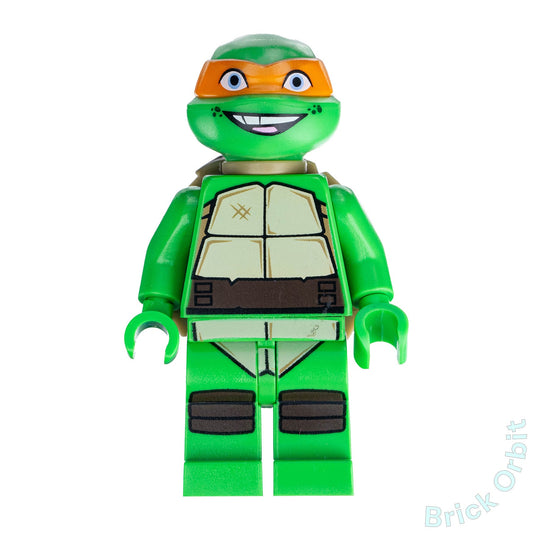 Genuine MICHELANGELO, GRIN (tnt012) - Teenage Mutant Ninja Turtles - Used LEGO® Minifigure from set 79100 - 1 - Product Image from Brick Orbit