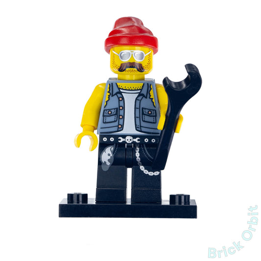 Genuine MOTORCYCLE MECHANIC, SERIES 10 (col160) - Collectible Minifigures - Used LEGO¨ Minifigure - Product Image from Brick Orbit