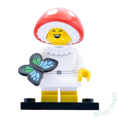 Genuine MUSHROOM SPRITE, SERIES 25 (col429) - Collectable Minifigures - Used LEGO® Minifigure - Product Image from Brick Orbit