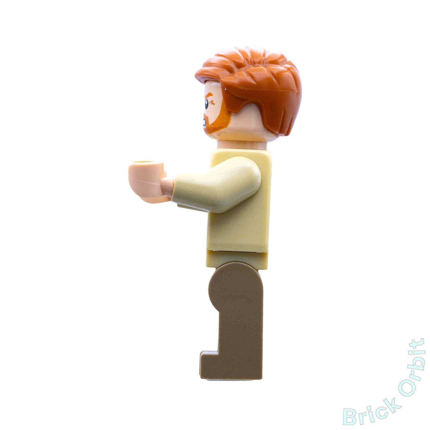Genuine OBI-WAN KENOBI (DARK TAN PRINTED LEGS) (sw0535) - Star Wars - Used LEGO® Minifigure from set 75040-1 - Product Image from Brick Orbit