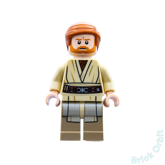 Genuine OBI-WAN KENOBI (DARK TAN PRINTED LEGS) (sw0535) - Star Wars - Used LEGO® Minifigure from set 75040-1 - Product Image from Brick Orbit