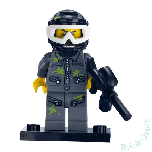 Genuine PAINTBALL PLAYER, SERIES 10 (col153) - Collectible Minifigures - Used LEGO¨ Minifigure - Product Image from Brick Orbit