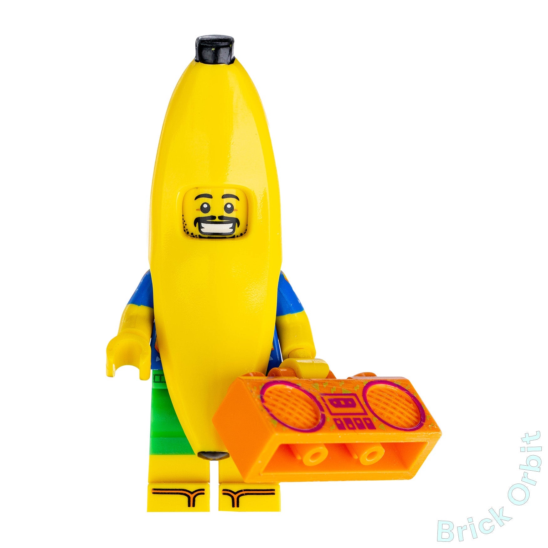 Genuine PARTY BANANA MINIFIGURE (col330) - Promotional - Used LEGO® Minifigure from set 5005250 - 1 - Product Image from Brick Orbit