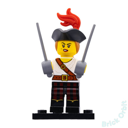 Genuine PIRATE GIRL (col362) - Collectible Minifigures - Used LEGO® Minifigure - Product Image from Brick Orbit