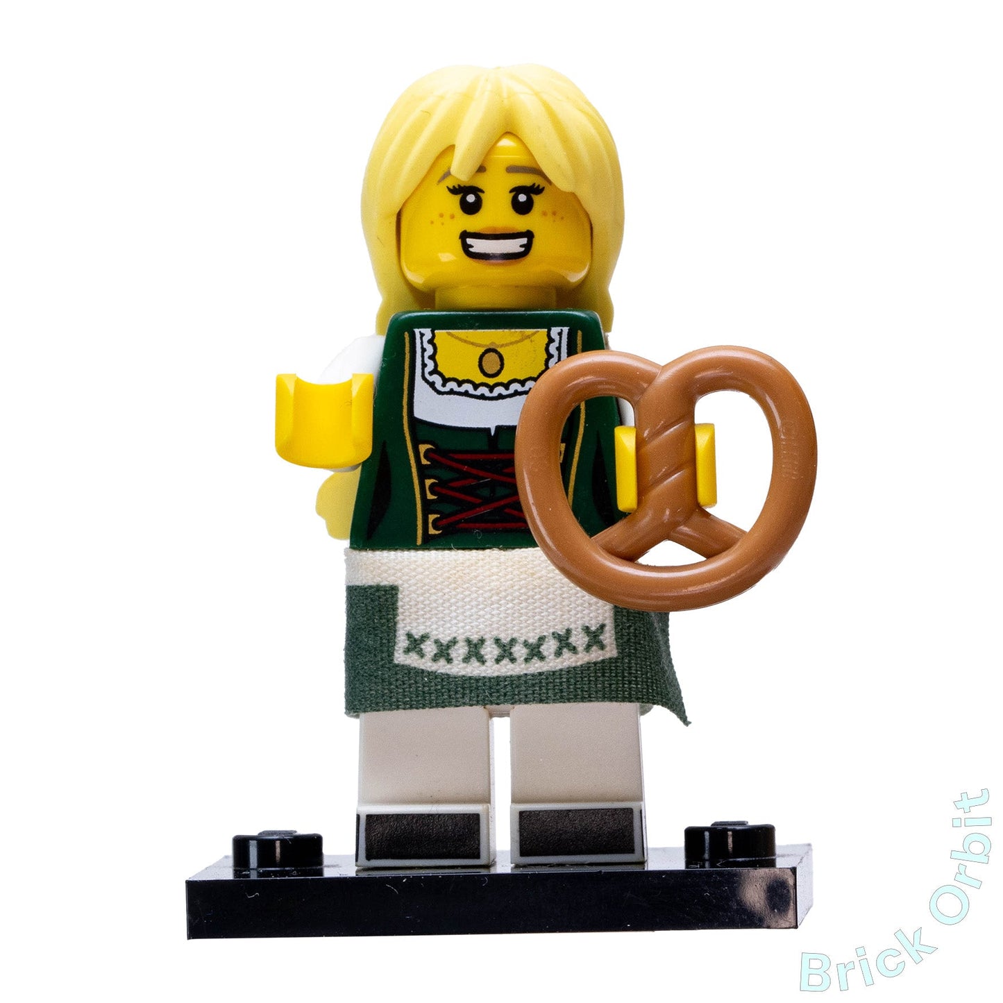 Genuine PRETZEL GIRL, SERIES 11 (col165) - Collectible Minifigures - Used LEGO® Minifigure - Product Image from Brick Orbit