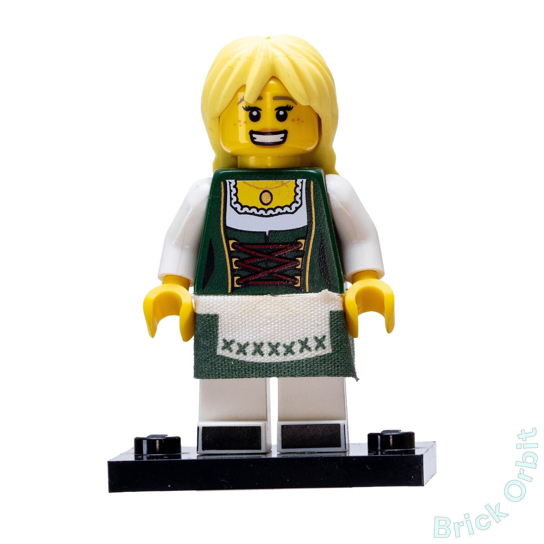 Genuine PRETZEL GIRL, SERIES 11 (col165) - Collectible Minifigures - Used LEGO® Minifigure - Product Image from Brick Orbit