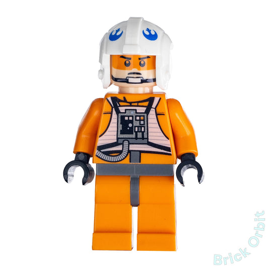 Genuine REBEL PILOT X - WING (sw0399) - Star Wars - Used LEGO® Minifigure from set 9677 - 1 - Product Image from Brick Orbit