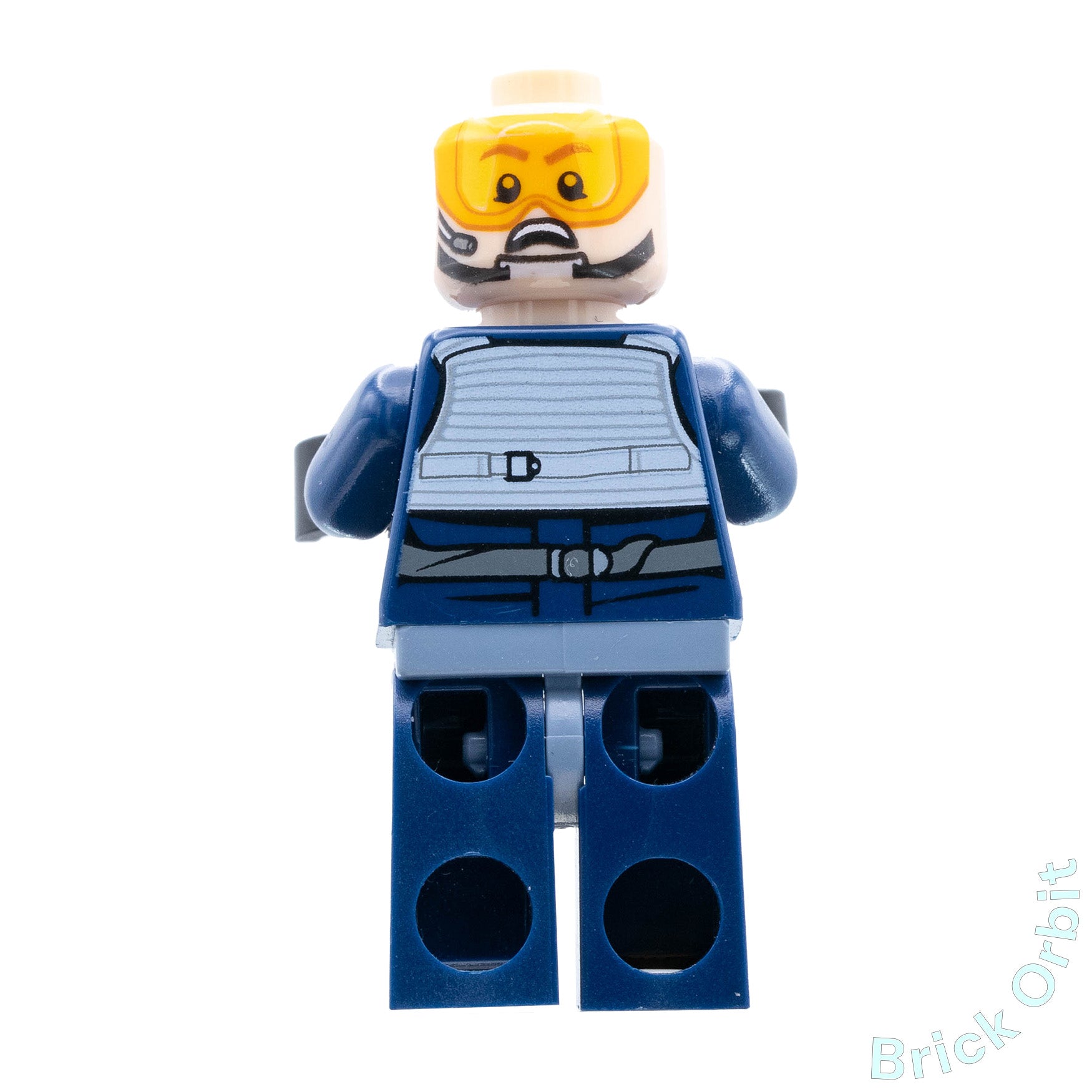 Genuine REBEL PILOT Y-WING (DARK BLUE JUMPSUIT) (sw0801) - Star Wars - Used LEGO® Minifigure from set 75162-1 - Product Image from Brick Orbit