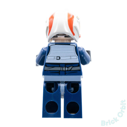 Genuine REBEL PILOT Y-WING (DARK BLUE JUMPSUIT) (sw0801) - Star Wars - Used LEGO® Minifigure from set 75162-1 - Product Image from Brick Orbit