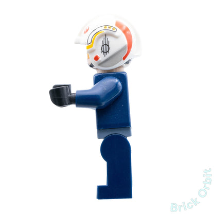 Genuine REBEL PILOT Y-WING (DARK BLUE JUMPSUIT) (sw0801) - Star Wars - Used LEGO® Minifigure from set 75162-1 - Product Image from Brick Orbit