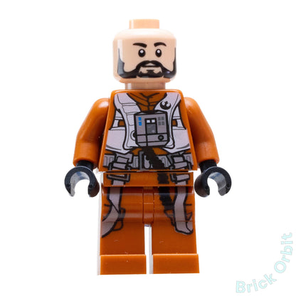 Genuine RESISTANCE PILOT X - WING (TEMMIN 'SNAP' WEXLEY) (sw0705) - Star Wars - Used LEGO® Minifigure from set 75125 - 1 - Product Image from Brick Orbit
