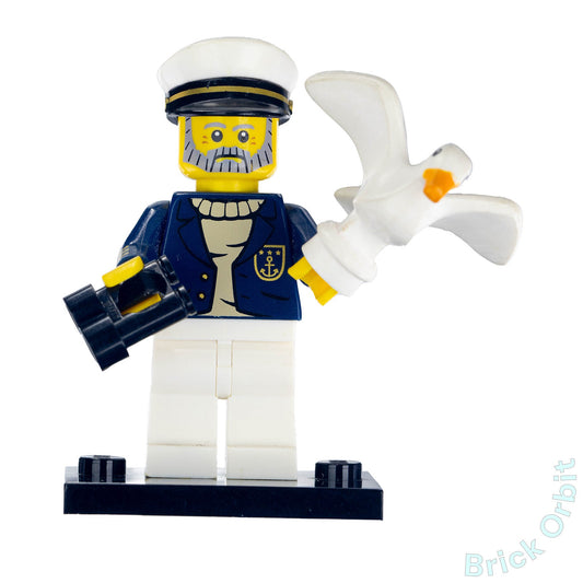 Genuine SEA CAPTAIN, SERIES 10 (col154) - Collectible Minifigures - Used LEGO¨ Minifigure - Product Image from Brick Orbit
