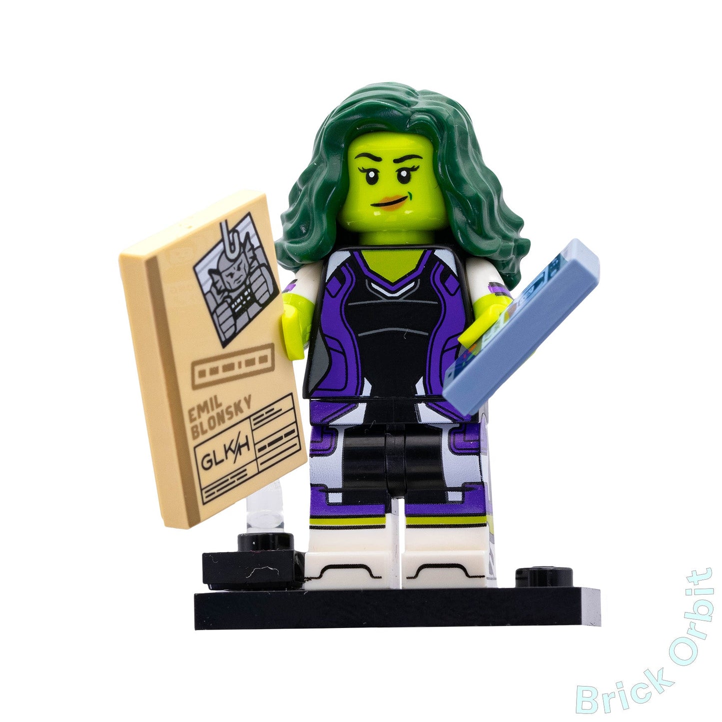 Genuine SHE-HULK, MARVEL STUDIOS, SERIES 2 (colmar17) - Collectable Minifigures - Used LEGO® Minifigure - Product Image from Brick Orbit